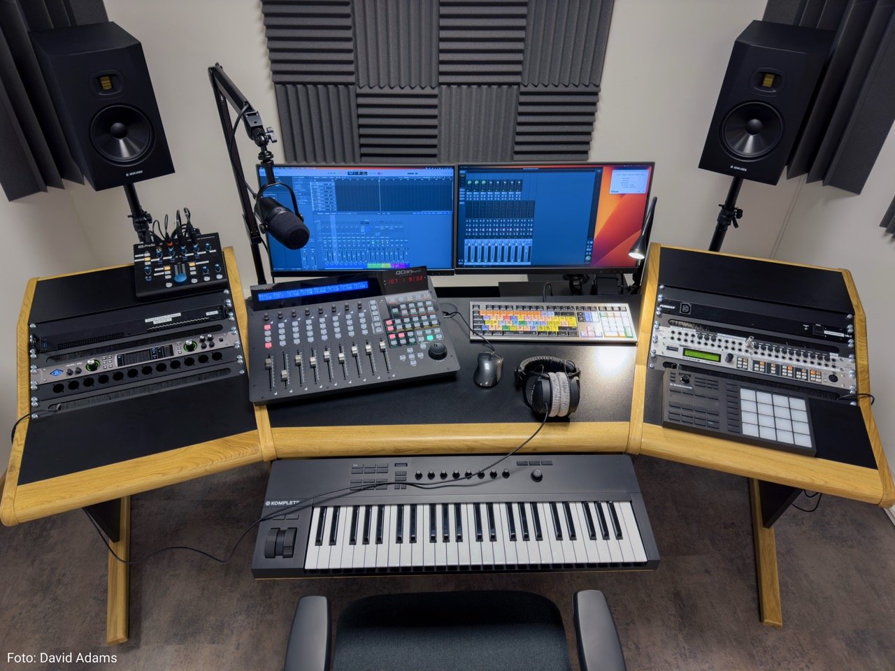 Tonstudio im FZZ - Eingerichtet von David und Felix