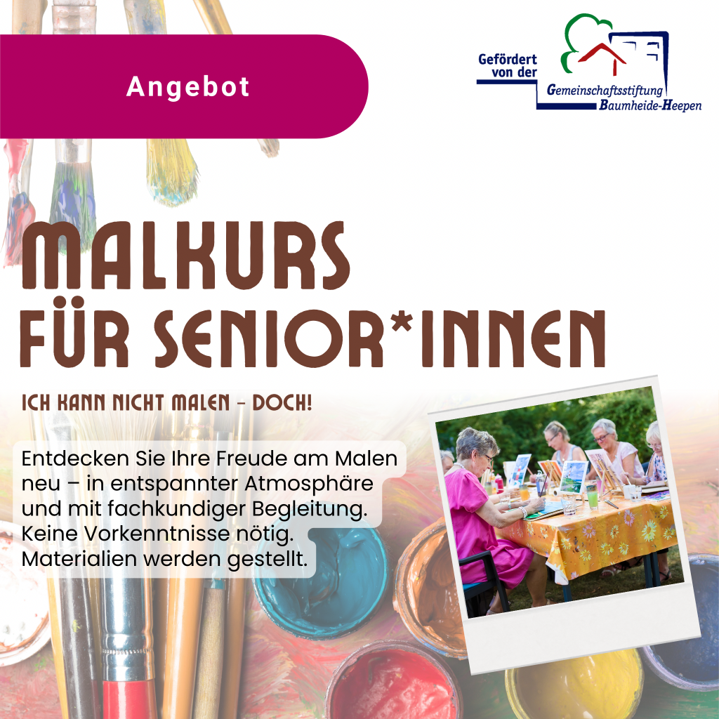 Malkurs für Senior*innen