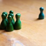 play figures, green, blue, play, wood, figures, enemy, small, toy, tiny, battle, war, attack, defend, group, alone, discrimination, hazardous, exclusion, mobbing, danger, discrimination, discrimination, discrimination, discrimination, discrimination, mobbing