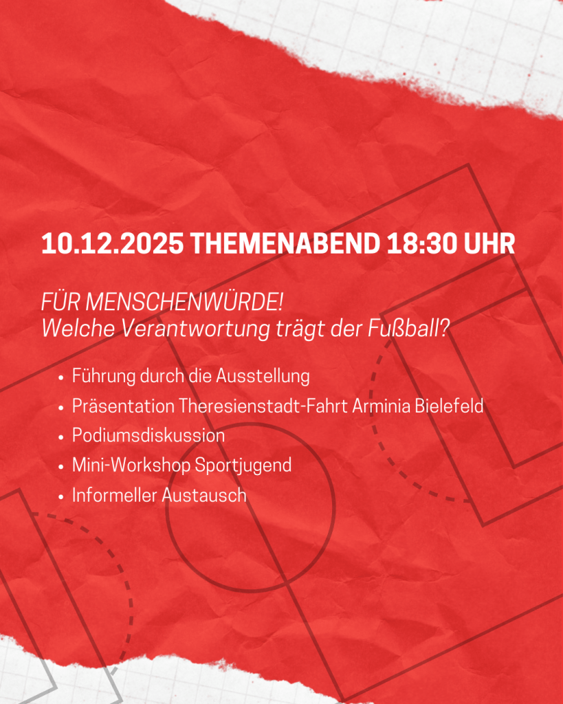 Themenabend: FÜR MENSCHENWÜRDE! Welche Verantwortung trägt der Fußball?