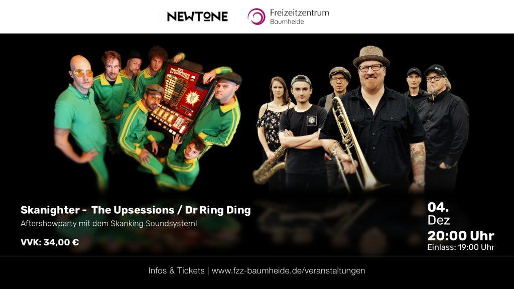 DR RING DING  / THE UPSESSIONS + Aftershowparty mit dem SPARRENSOUNDS SOUNDSYSTEM